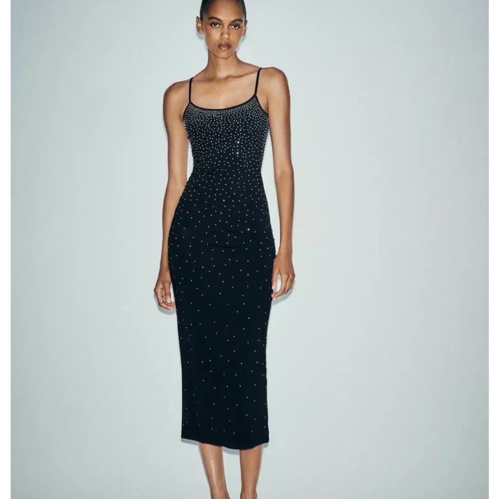 STRASS POLYAMIDE DRESS